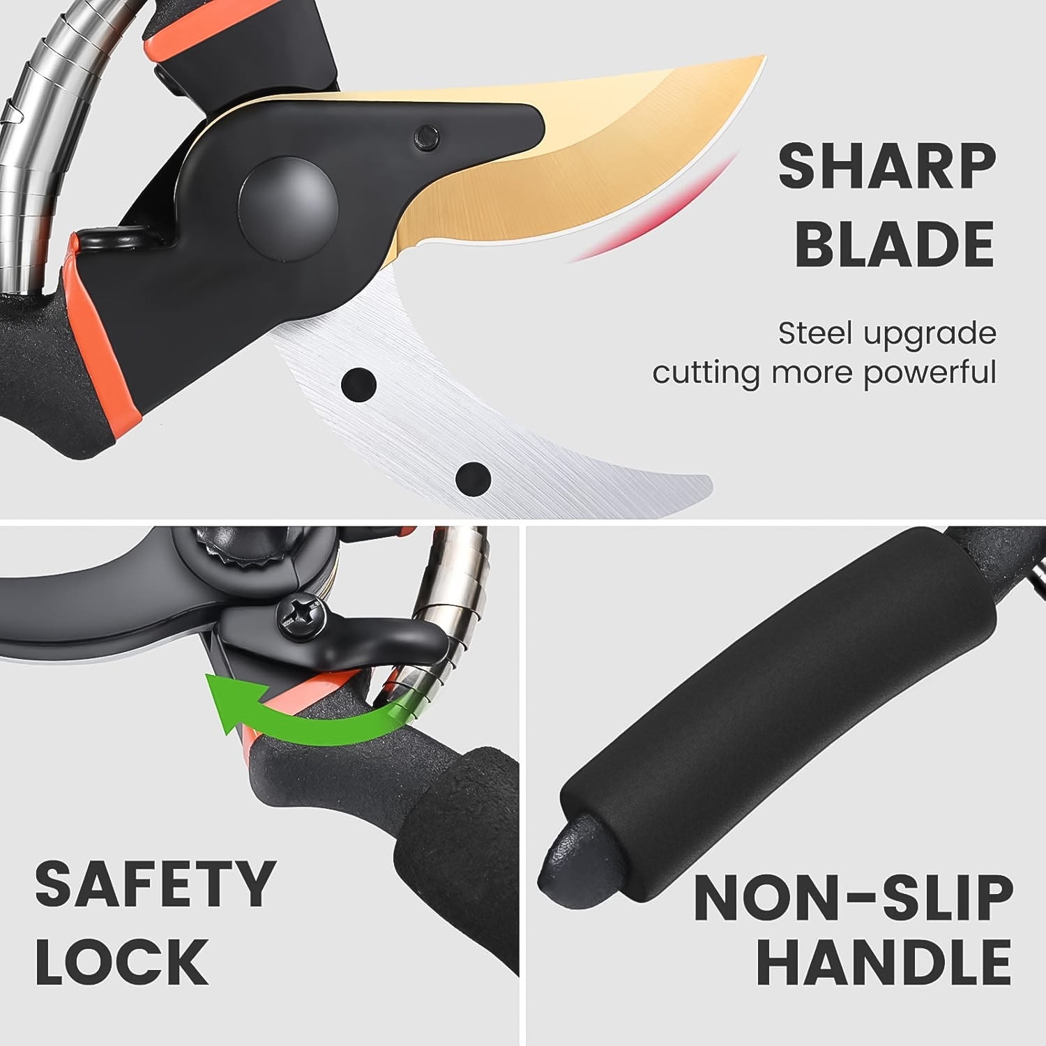 Heavy Duty Garden Pruning Shears (1 Pc)
