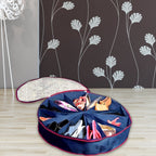 Round Foldable Shoe Organizer Bag 12-Section
