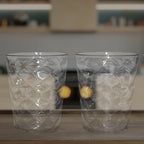 Apex Pyramid Ringo Plastic Glass – 300ml Approx | Durable, Crystal-Clear Tumbler