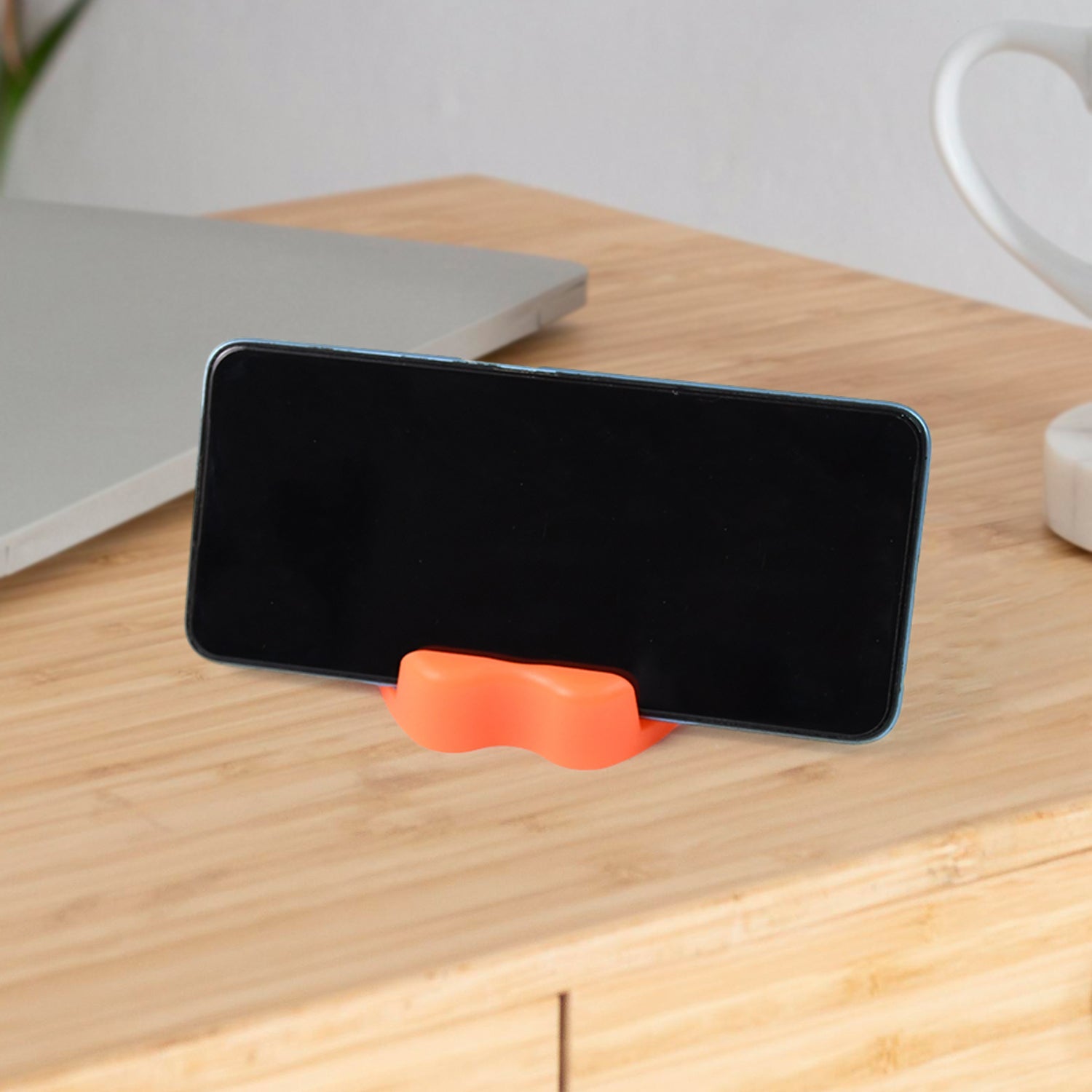 Apple-Shaped Plastic Mobile Phone Holder (1 pc & mix color)