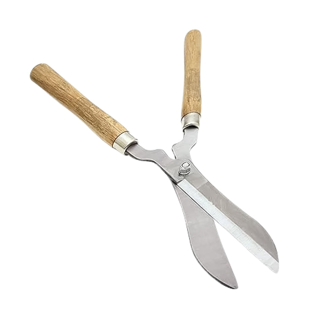 Heavy-Duty B Grade Hedge Shear with Wooden Handle