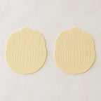 Silicone Leaf Design Coaster Set (2 Pc)