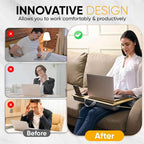 Portable Laptop Table with Mouse Pad (55×35 Cm / 1 Pc)