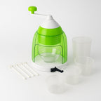 Manual Ice Crusher & Snow Cone Maker with Hand Crank