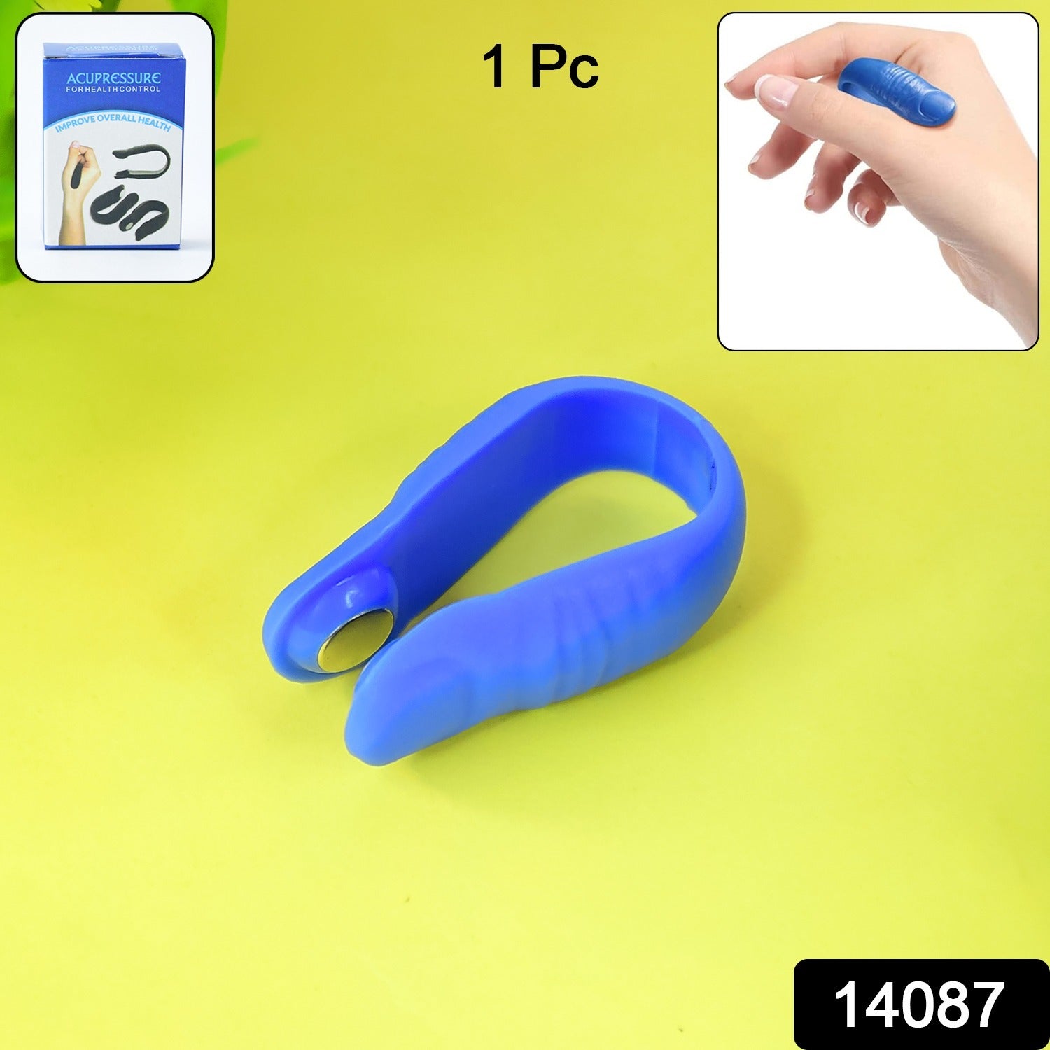 Plastic Magnetic Acupressure Clip, Sugar Clip (1 Pc)