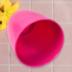 Plastic Flower Valencia (Pot) Home and Outdoor (1 Pc/Mix Colour)