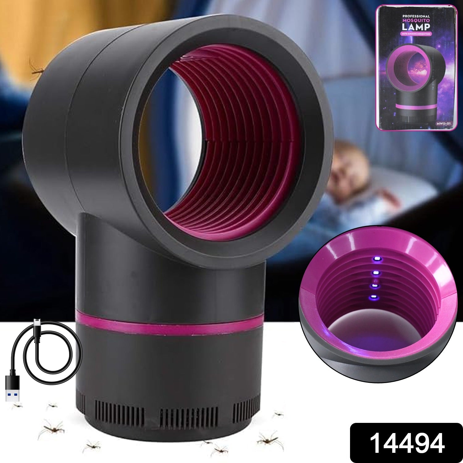 USB Electric Mosquito Killer Lamp