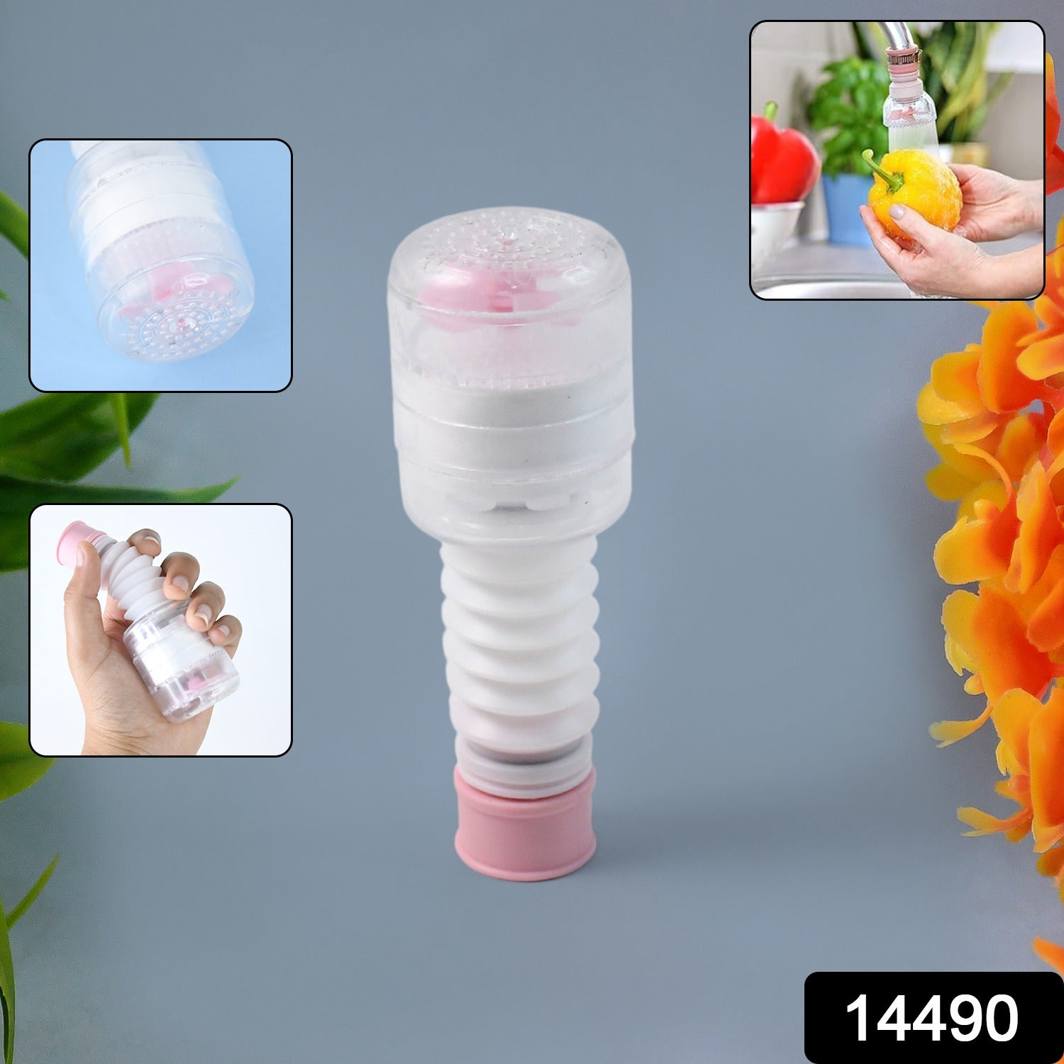Flexible Plastic Faucet Extender (1 pc)