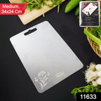 Apex Steel-X Stainless Steel Medium Chopping Board