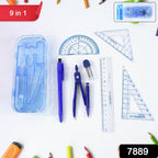 Complete Student Geometry Box Set (9 in 1 / 1 Set)