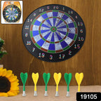 Magnetic Dart Board Game Set with 6 Safe Darts for Kids & Adults